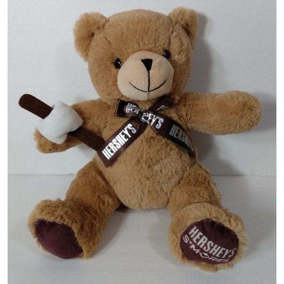 Hershey Plush "S'Mores" Bear from Galerie | Approx 14 inches